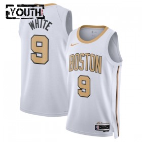 Barn Boston Celtics Tröja Derrick White Nike 2025-26 City Edition Vit Swingman